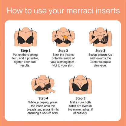 Merraci™ Sticky Inserts - Instant Boost Non-Adhesive Nip Covers